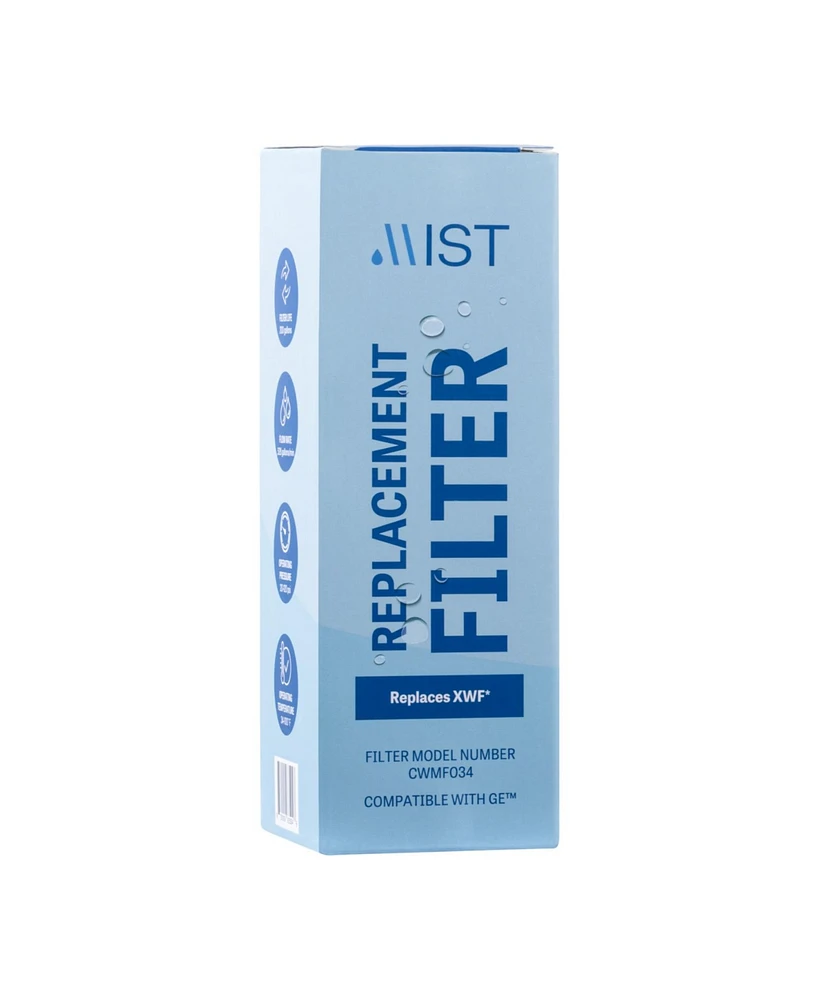 Xwf Water Filter Replacement (Not Xwfe), Compatible with Ge Xwf Models: GWE19JSLSS, WR17X30702, GBE21, GDE21, GDE25, GFE24