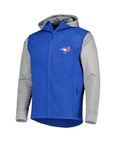 Men's Dunbrooke Royal, Heather Gray Toronto Blue Jays Alpha Full-Zip Jacket