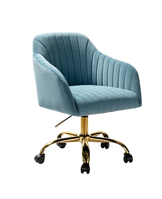 Velvet Home Office Desk Chair Height Adjustable