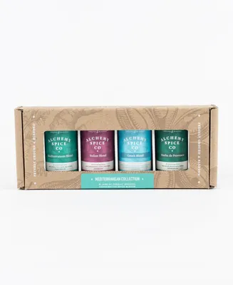 Alchemy Spice Mediterranean Spice Blend Collection Gift Set, 4 Piece