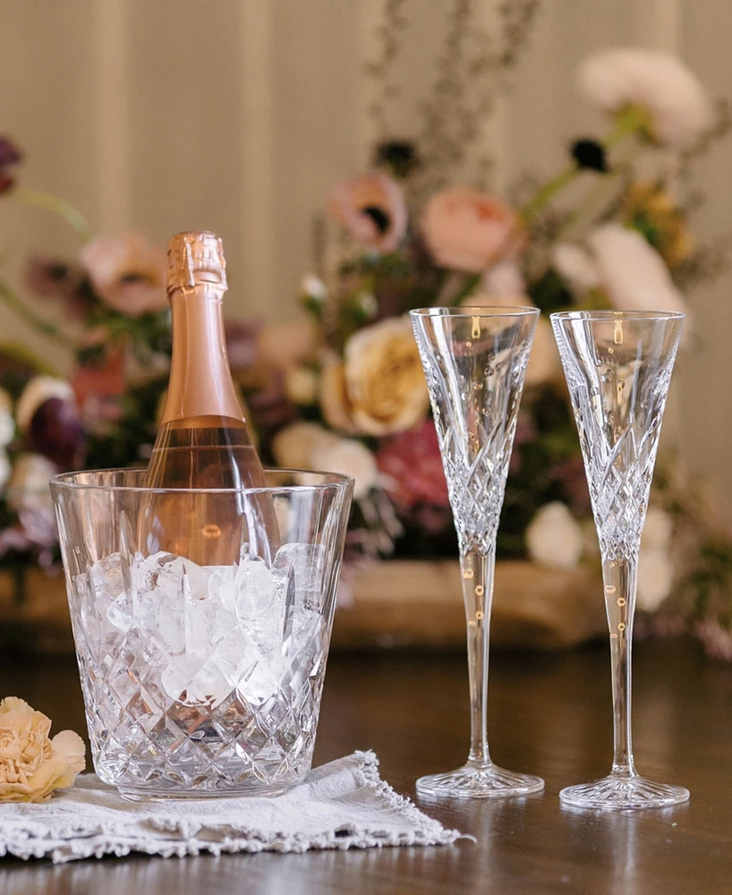 Waterford Lismore Ice Bucket With Tongs