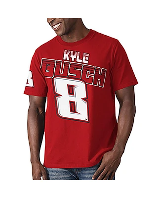 Men's Starter Red Kyle Busch Special Teams T-shirt