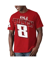 Men's Starter Red Kyle Busch Special Teams T-shirt