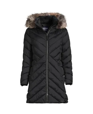 Lands' End Plus Insulated Cozy Fleece Lined Winter Coat