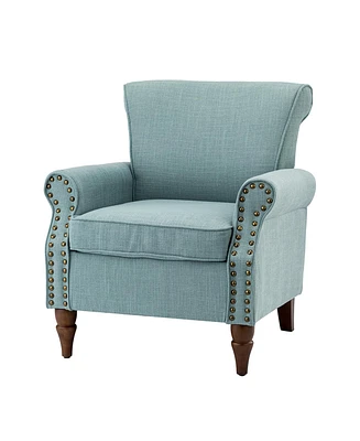 Hulala Home Iuppiter Traditional Armchair with Turned Legs