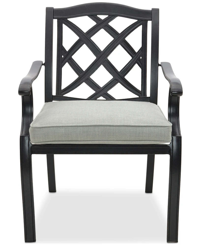 Wythburn Mix and Match Lattice Outdoor Dining Chair, Created for Macy's