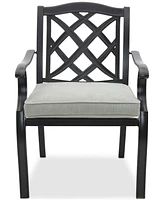 Wythburn Mix and Match Lattice Outdoor Dining Chair, Created for Macy's