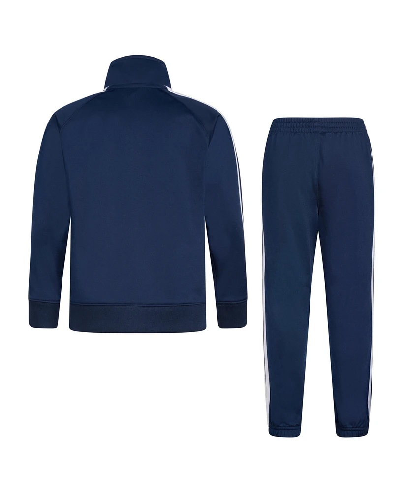 adidas Little Boys Tricot Jacket and Jogger Pants, 2-Piece Set