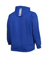 Men's Royal Toronto Maple Leafs Big and Tall Fleece Pullover Hoodie