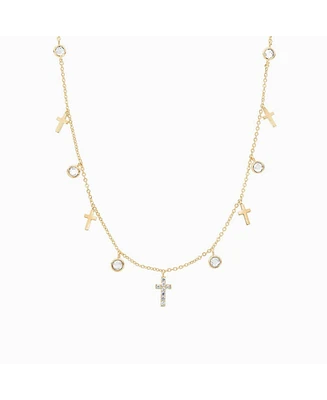 Anela Cross Pendant Necklace