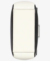 Calvin Klein Clove Mixed Material Push-Lock Crossbody with Adjustable Strap