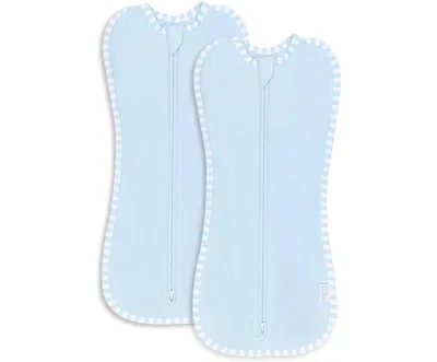 Comfy Cubs Zipper Swaddles, Pack of 2
