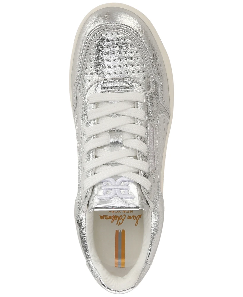 Sam Edelman Women's Harper Lace-Up Low-Top Court Sneakers