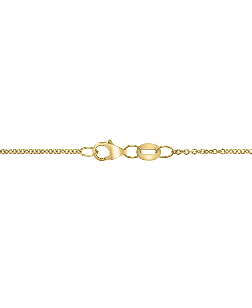 Effy Diamond Cross 18" Pendant Necklace (1/4 ct. t.w.) in 14k Gold