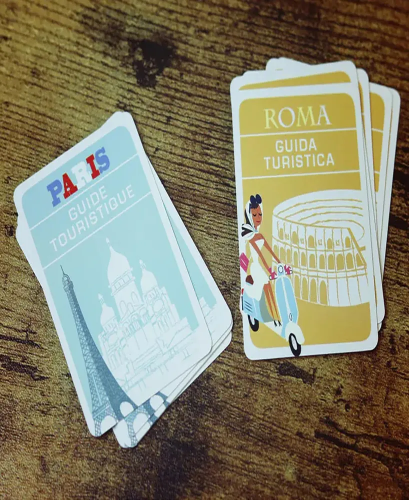Iello Get on Board Paris Rome Board Game