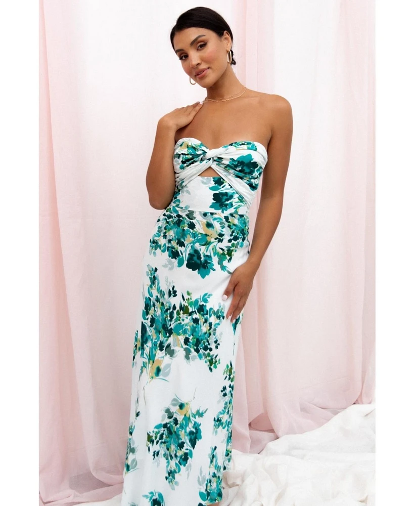 Petal and Pup Plus Size Teagan Strapless Midi Dress