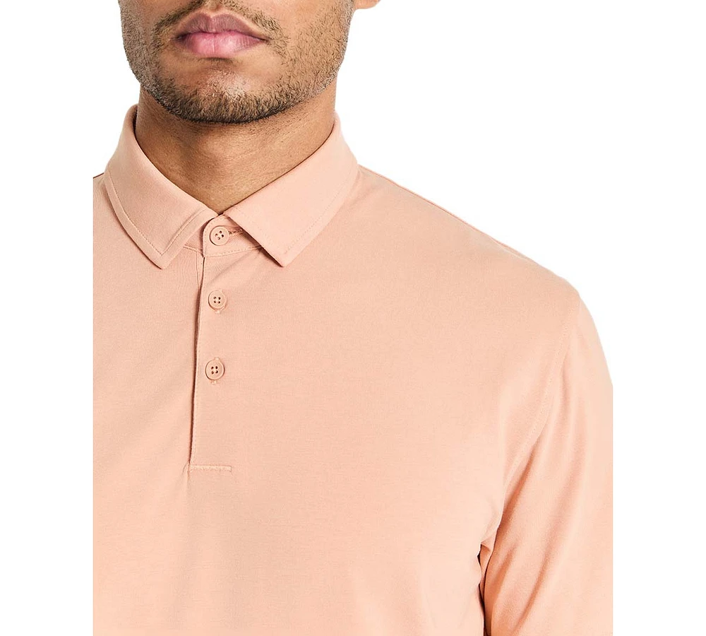 Kenneth Cole Men's Performance Button Polo
