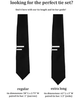 ConStruct Men's Solid Rose Quartz 1" Tie Bar