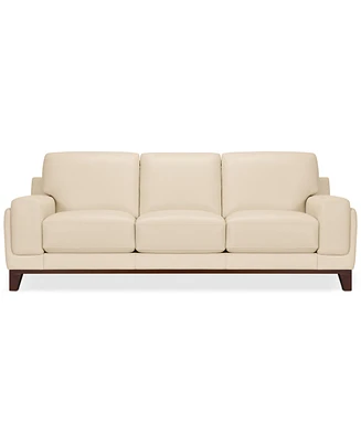 Jeddo 94" Leather Sofa, Created for Macy's