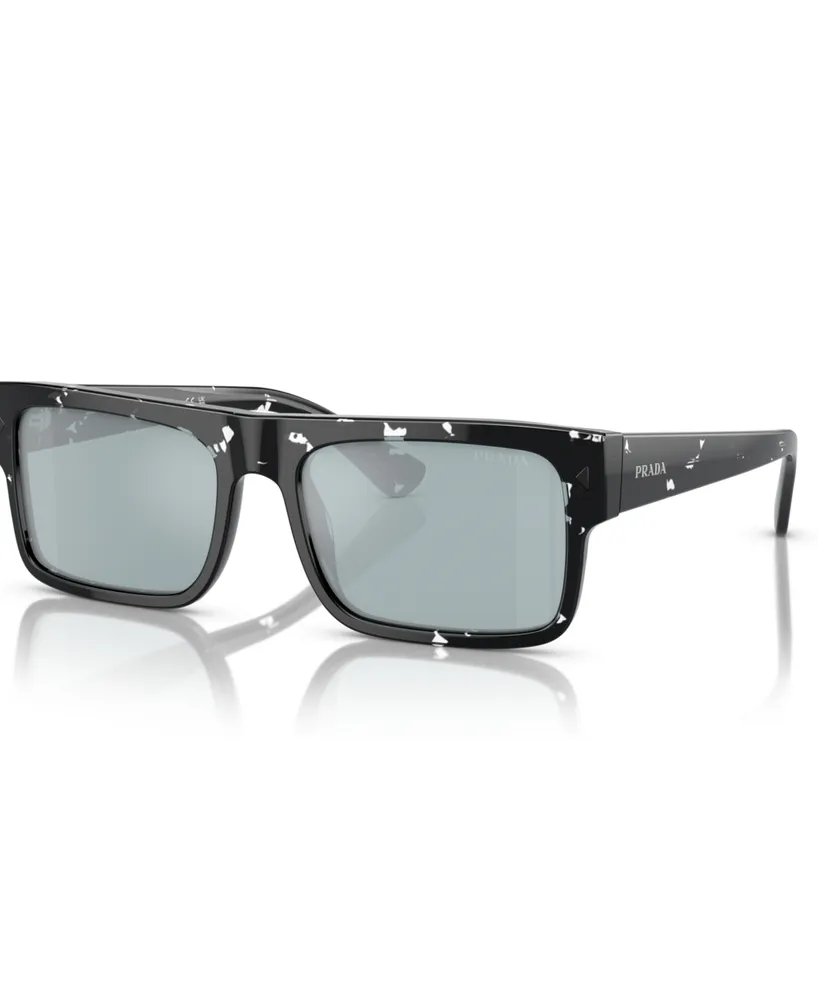 Prada Signature Rectangular Men's Sunglasses