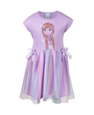 Frozen Disney Princess Anna Girls Dress Purple Toddler| Child
