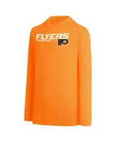 Men's Concepts Sport Gray, Orange Philadelphia Flyers Meter Pullover Sweatshirt and Jogger Pants Set