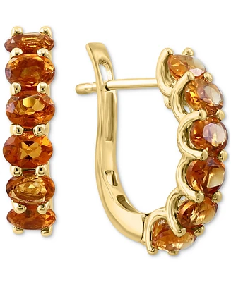 Effy Citrine Oval Hoop Earrings (1-3/4 ct. t.w.) in 14k Gold