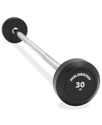Philosophy Gym Rubber Fixed Barbell