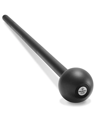 Philosophy Gym Steel Mace Bell 10 Lb, Mace Club for Strength Training, Functional Full Body Workouts