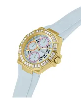 Guess Women's Analog Blue Silicone Watch 39mm