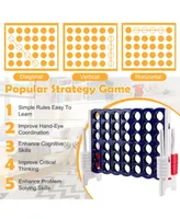 Jumbo 4-to-Score 4 in A Row Giant Game Set