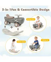 Inolait Convertible Rocking Horse and Sliding Car with Detachable Balance Board