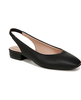 LifeStride Women's Claire Square Toe Slingback Flats