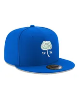 Men's New Era Blue Seattle Sounders Fc Carnation 9FIFTY Snapback Hat