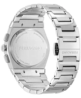 Salvatore Ferragamo Men's Swiss Chronograph Stainless Steel Bracelet Watch 42mm