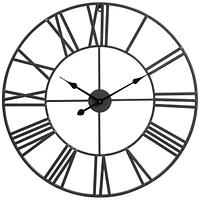 Dahlia Studios River Parks 30" Wide Zia Open Metal Round Wall Clock