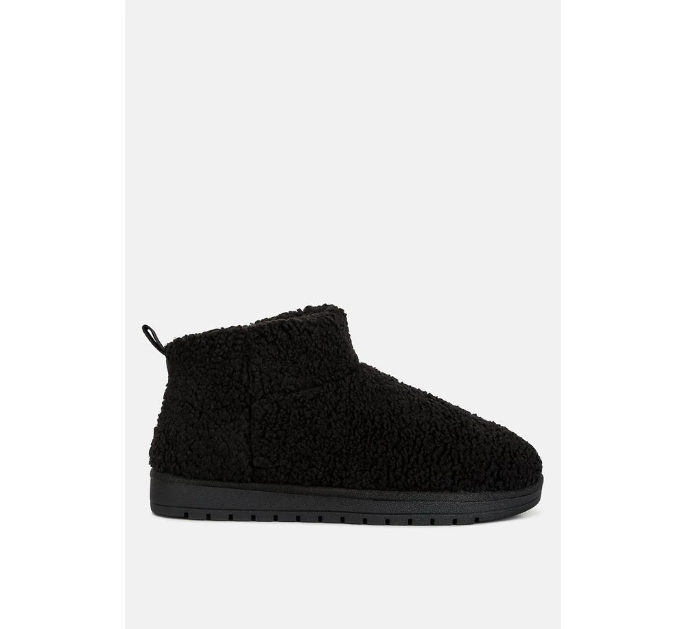 anatole fleece exterior fluffy boots