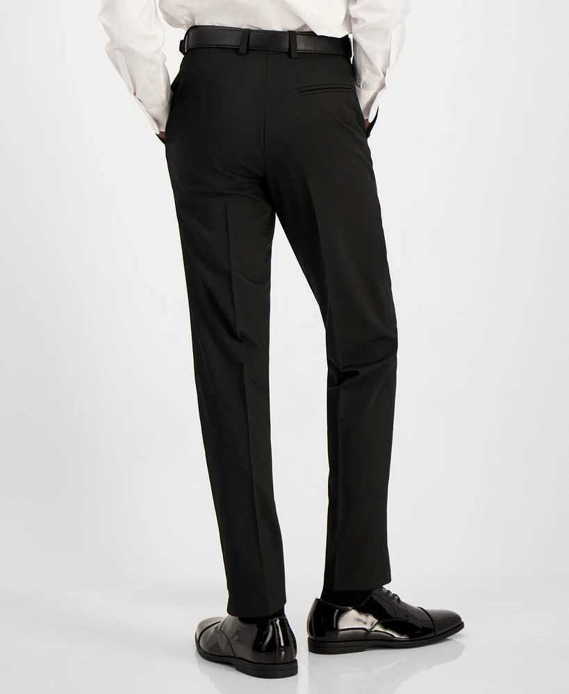 Kenneth Cole Reaction Big Boys Slim Fit Machine Washable Stretch Dress Pants