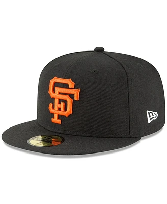 Men's New Era Black San Francisco Giants Cooperstown Collection Wool 59FIFTY Fitted Hat