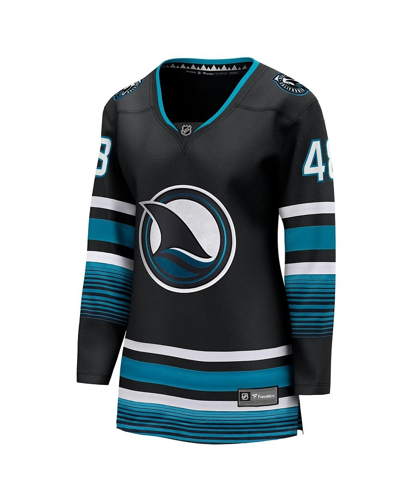 Women's Fanatics Tomas Hertl Black San Jose Sharks Alternate Premier Breakaway Player Jersey