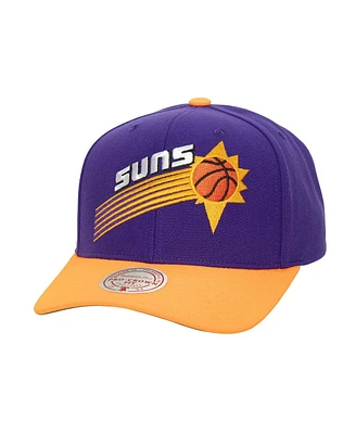 Men's Mitchell & Ness Purple, Orange Phoenix Suns Soul Xl Logo Pro Crown Snapback Hat