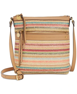 Style & Co Straw North South Crossbody Bag, Exclusively at Macy's