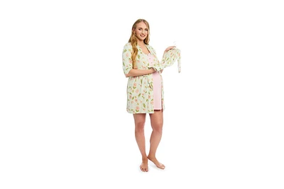 Everly Grey Maternity Carolyn Maternity/Nursing Mom and Baby 4-Pc. Set