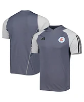 Men's adidas Gray Chicago Fire 2023 On-Field Training Jersey