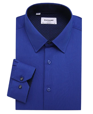 Duchamp London Men's Solid Dress Shirt