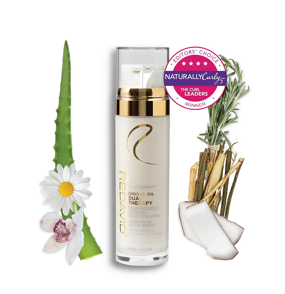 Orchid Oil Dual Therapy Ultra Nourishing Repair for Damaged or Curly Hair