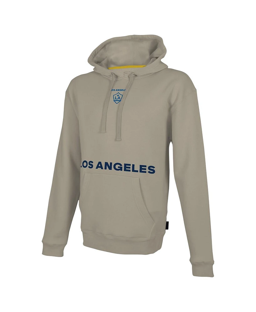 Men's Stadium Essentials Tan La Galaxy Status Pullover Hoodie