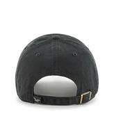 Men's '47 Brand Black Philadelphia Eagles Clean Up Legacy Adjustable Hat