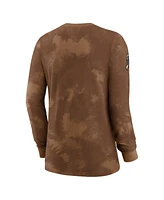 Women's Nike Brown New Orleans Saints 2023 Salute to Service Long Sleeve T-shirt