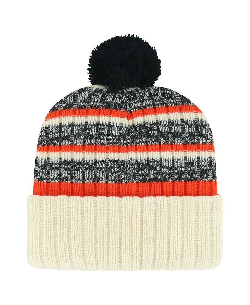 Men's '47 Brand Natural San Francisco Giants Tavern Cuffed Knit Hat with Pom